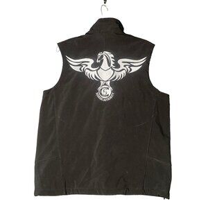 Reining Authority Continental Saddlery Vest Medium Soft Shell Quarter Horse Blk